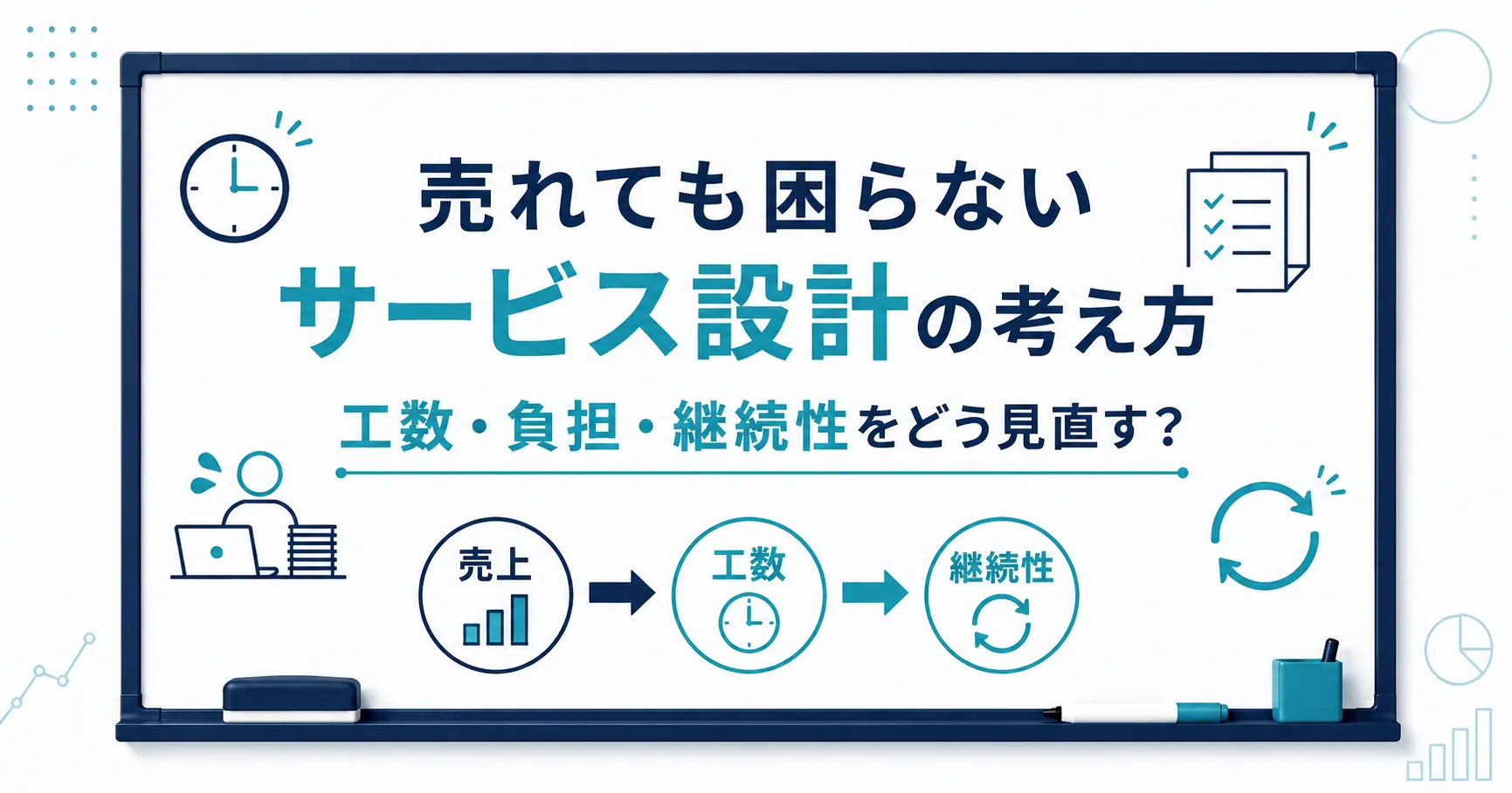 売れても困らないサービス設計の考え方｜工数・負担・継続性をどう見直す？